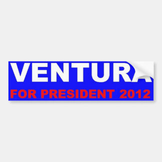 Autocollant De Voiture Ventura pour le président 2012