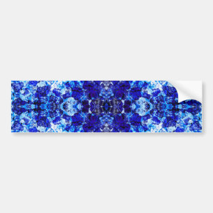 Autocollant De Voiture Verre à éclairage bleu abstrait mignon