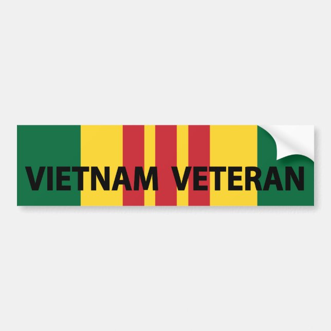 Autocollant De Voiture Vétéran du Vietnam (Devant)
