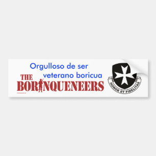 Autocollant De Voiture Veterano Boricua 2 - adhésif pour pare-chocs