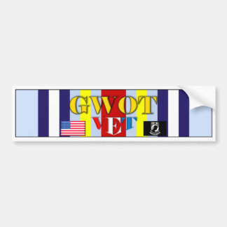 AUTOCOLLANT DE VOITURE VÉTÉRINAIRE DE GWOT