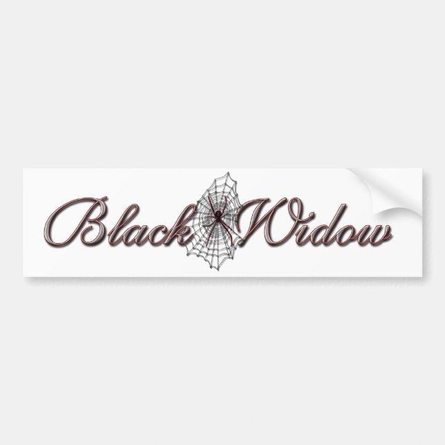 Autocollant De Voiture Veuve noire (Devant)