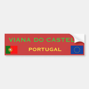Autocollant De Voiture Viana do Castelo * adhésif pour pare-chocs (du
