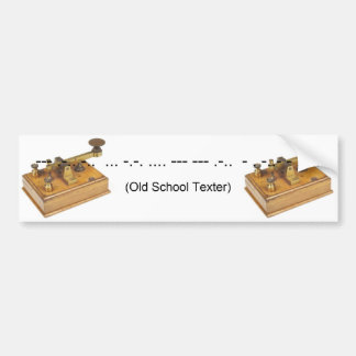 Autocollant De Voiture Vieil adhésif pour pare-chocs de Shool Texter