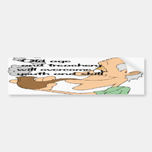 Autocollant De Voiture Vieillesse et trahison