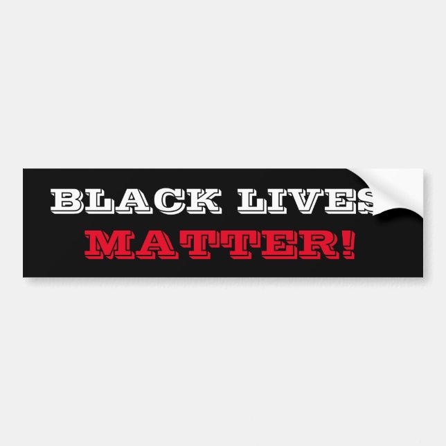 Autocollant De Voiture VIES NOIRES OBLIGATION Bumper sticker (Devant)