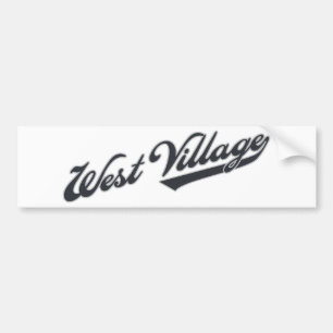 Autocollant De Voiture Village occidental
