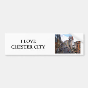 Autocollant De Voiture Ville anglaise de Chester