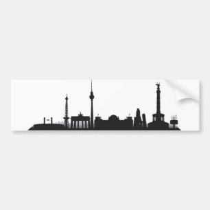 Autocollant De Voiture Ville de Berlin - Skyline 1c