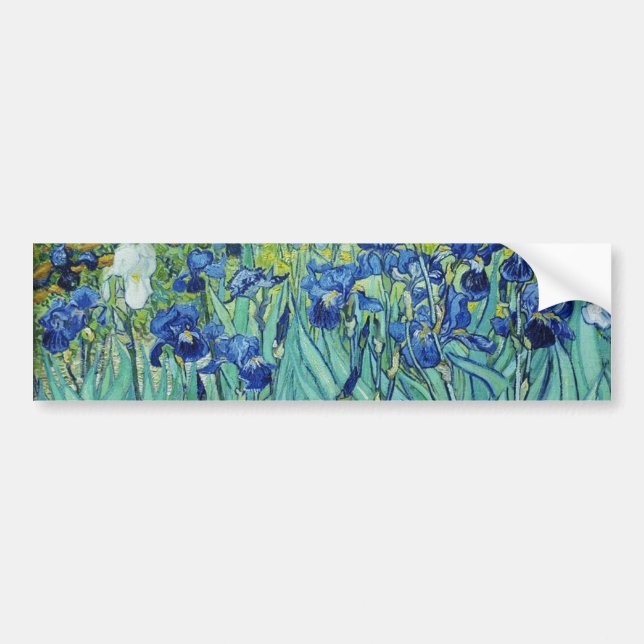Autocollant De Voiture Vincent van Gogh Irises (Devant)