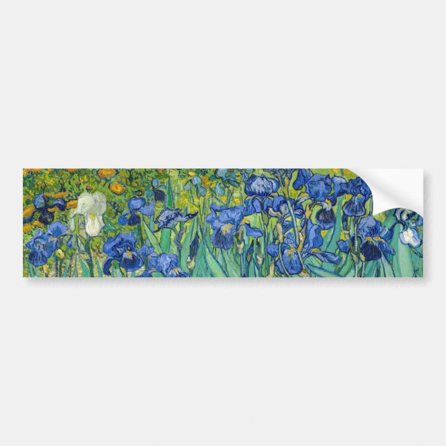 Autocollant De Voiture Vincent Van Gogh - Irises (Devant)