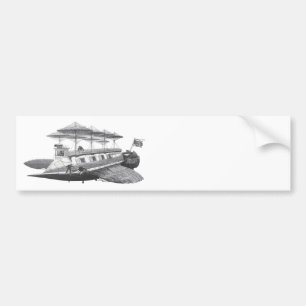 Autocollant De Voiture Vintage Science Fiction Steampunk Airship Eclipse