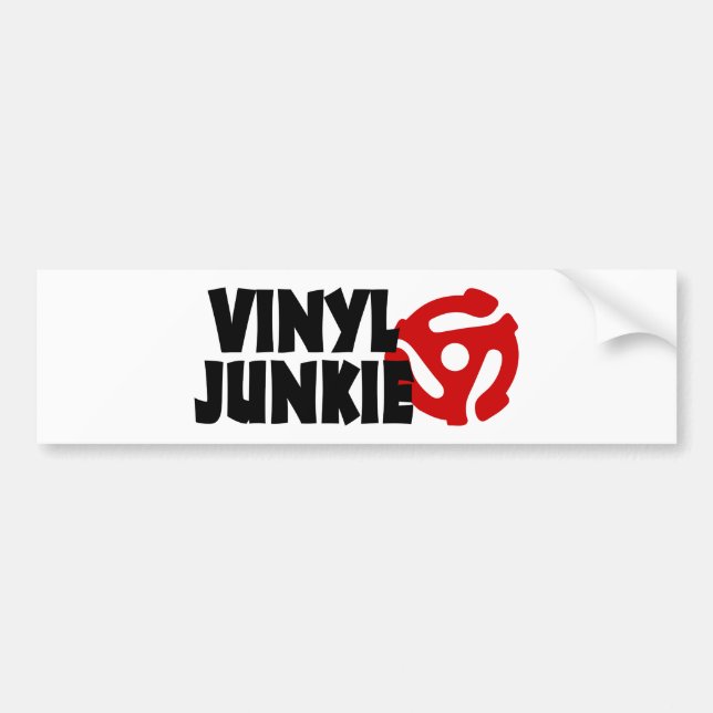 Autocollant De Voiture Vinyl Junkie (Devant)