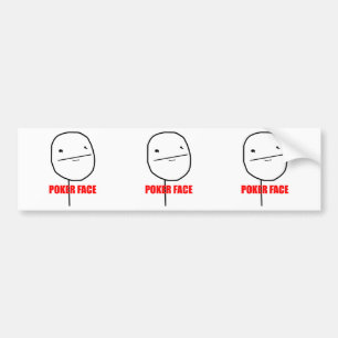 Autocollant De Voiture Visage de tisonnier - adhésif pour pare-chocs