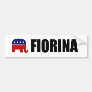 AUTOCOLLANT DE VOITURE VITESSE DE CAMPAGNE DE CARLY FIORINA