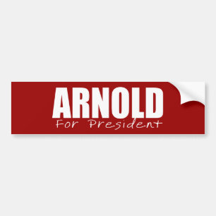 Autocollant De Voiture Vitesse d'élection d'ARNOLD SCHWARZENEGGER