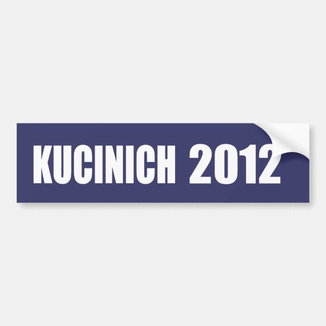 Autocollant De Voiture Vitesse d'élection de DENNIS KUCINICH (Devant)