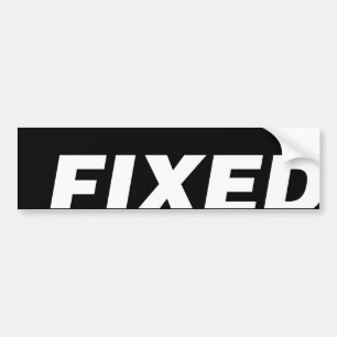 Autocollant De Voiture Vitesse fixe simple - décalque de vélo - couleur