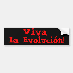 Autocollant De Voiture Viva La Evolución !