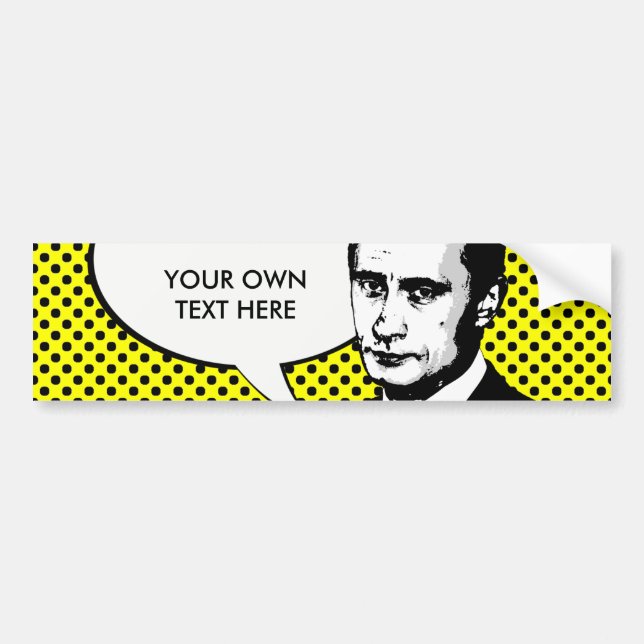 Autocollant De Voiture Vladimir Poutine (Devant)