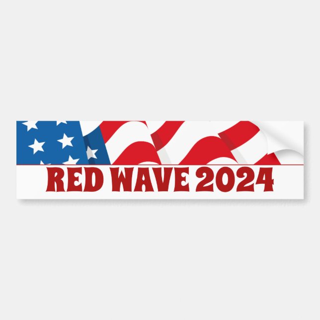 AUTOCOLLANT DE VOITURE VOIE ROUGE 2020 VOTE RÉPUBLICAIN (Devant)