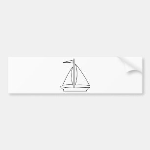 Autocollant De Voiture voilier