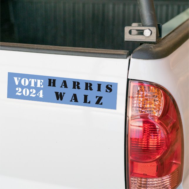 Autocollant De Voiture VOIR HARRIS ET WALZ Bumper sticker (Sur camion)