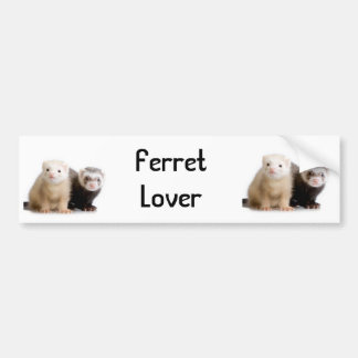 Autocollant De Voiture Voiture Bumpersticker d'amant de furet
