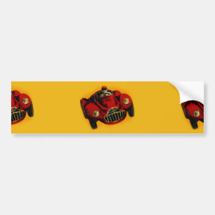 Autocollant De Voiture Voiture de course automobile jaune rouge