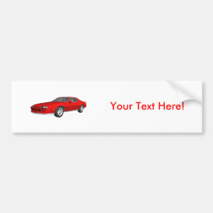 Autocollant De Voiture Voiture de sport classique : modèle 3D :
