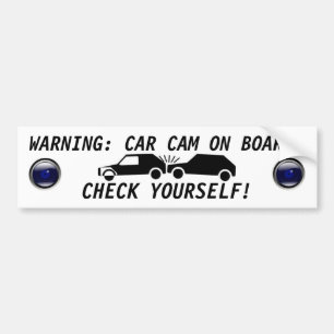 AUTOCOLLANT DE VOITURE VOITURE FAO À BORD D'ADHÉSIF POUR PARE-CHOCS