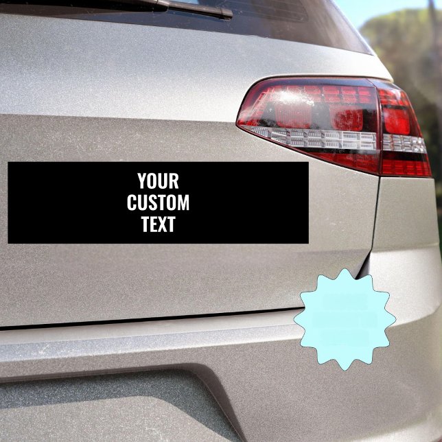 Autocollant De Voiture Voitures personnalisées de texte personnalisé (Créateur téléchargé)