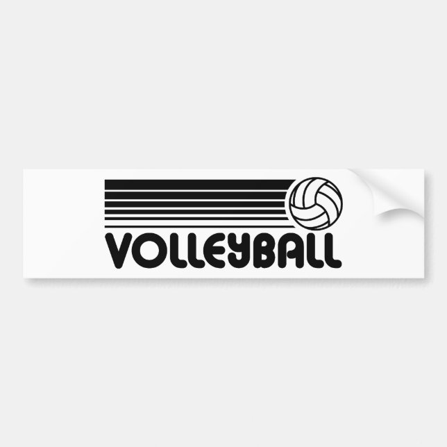 Autocollant De Voiture Volley-ball (Devant)