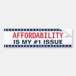 Autocollant De Voiture Vote Bleu 2026 Midterms Abordabilité