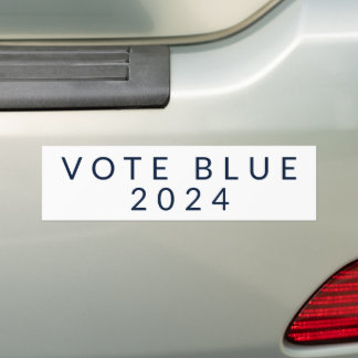 Autocollant De Voiture Vote Bleu Minimaliste Kamala Harris 2024
