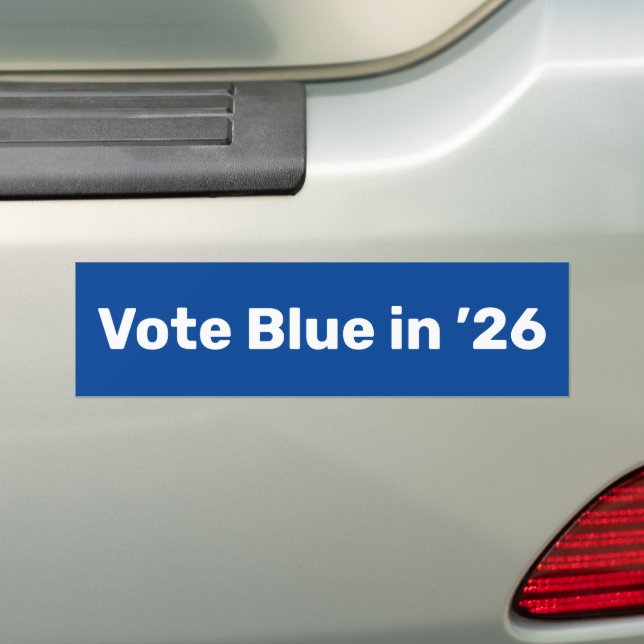 Autocollant De Voiture Vote Blue en 2026 (En voiture)
