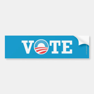 Autocollant De Voiture Vote d'autocollant de Pro-Obama