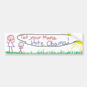 Autocollant De Voiture vote obama