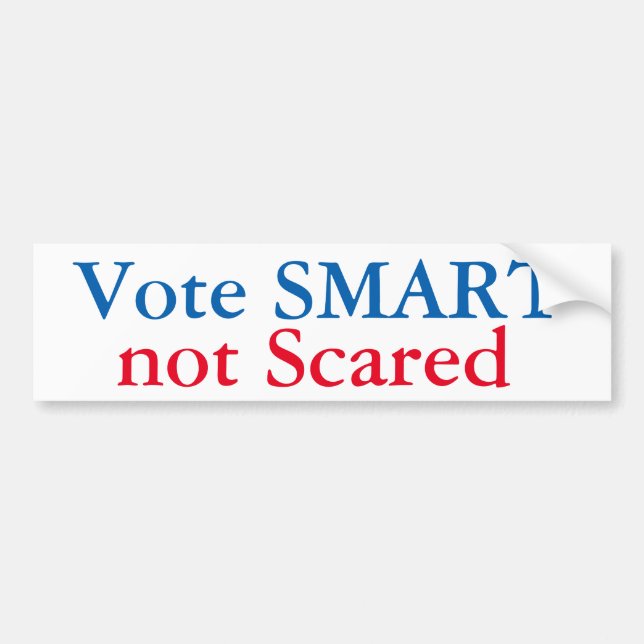 Autocollant De Voiture Vote SMART (Devant)