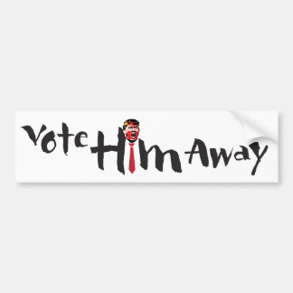 Autocollant De Voiture Votez-Le Sans Sticker Bumper #1