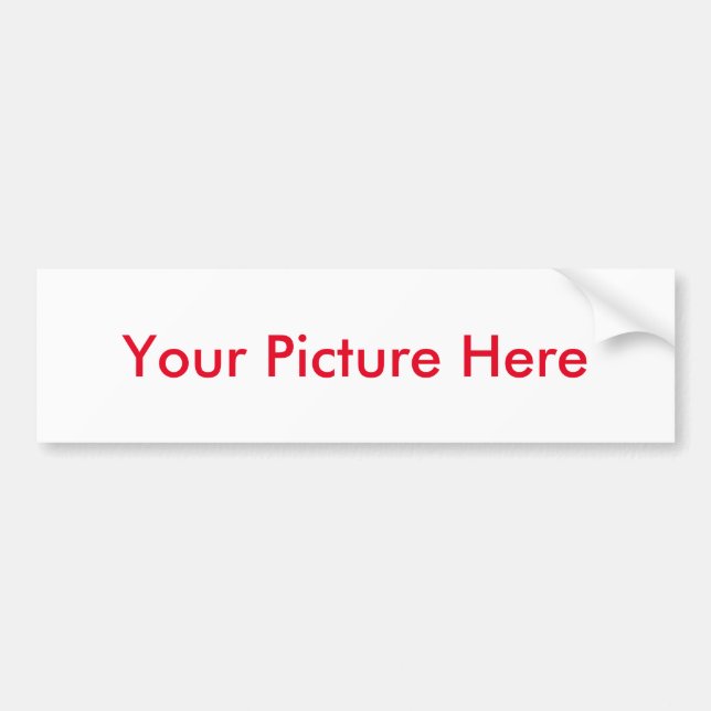 Autocollant De Voiture Votre image personnalisée (Devant)