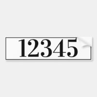 Votre numéro de maison de texte et de couleur, de