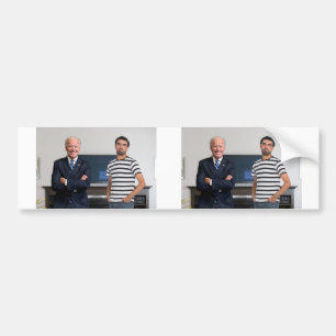 Autocollant De Voiture Vous avez rencontré le président Joe Biden   Ajout