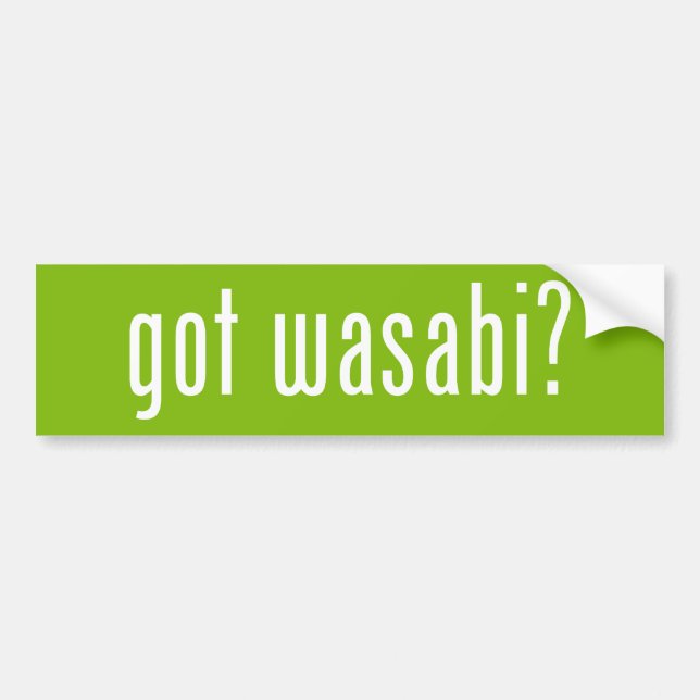Autocollant De Voiture vous avez wasabi ? (Devant)