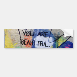 Autocollant De Voiture Vous Êtes De Beaux Graffitis