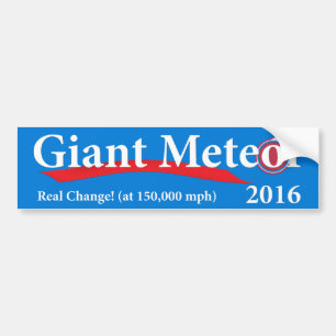 Autocollant De Voiture Vrai changement du météore 2016 géants à 150.000