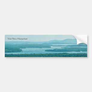 Autocollant De Voiture Vue sur le lac et la montagne