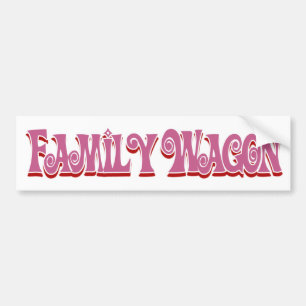 Autocollant De Voiture Wagon Family
