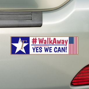 Autocollant De Voiture #Walkaway OUI NOUS POUVONS !