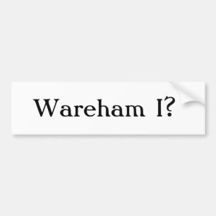 Autocollant De Voiture Wareham I ?